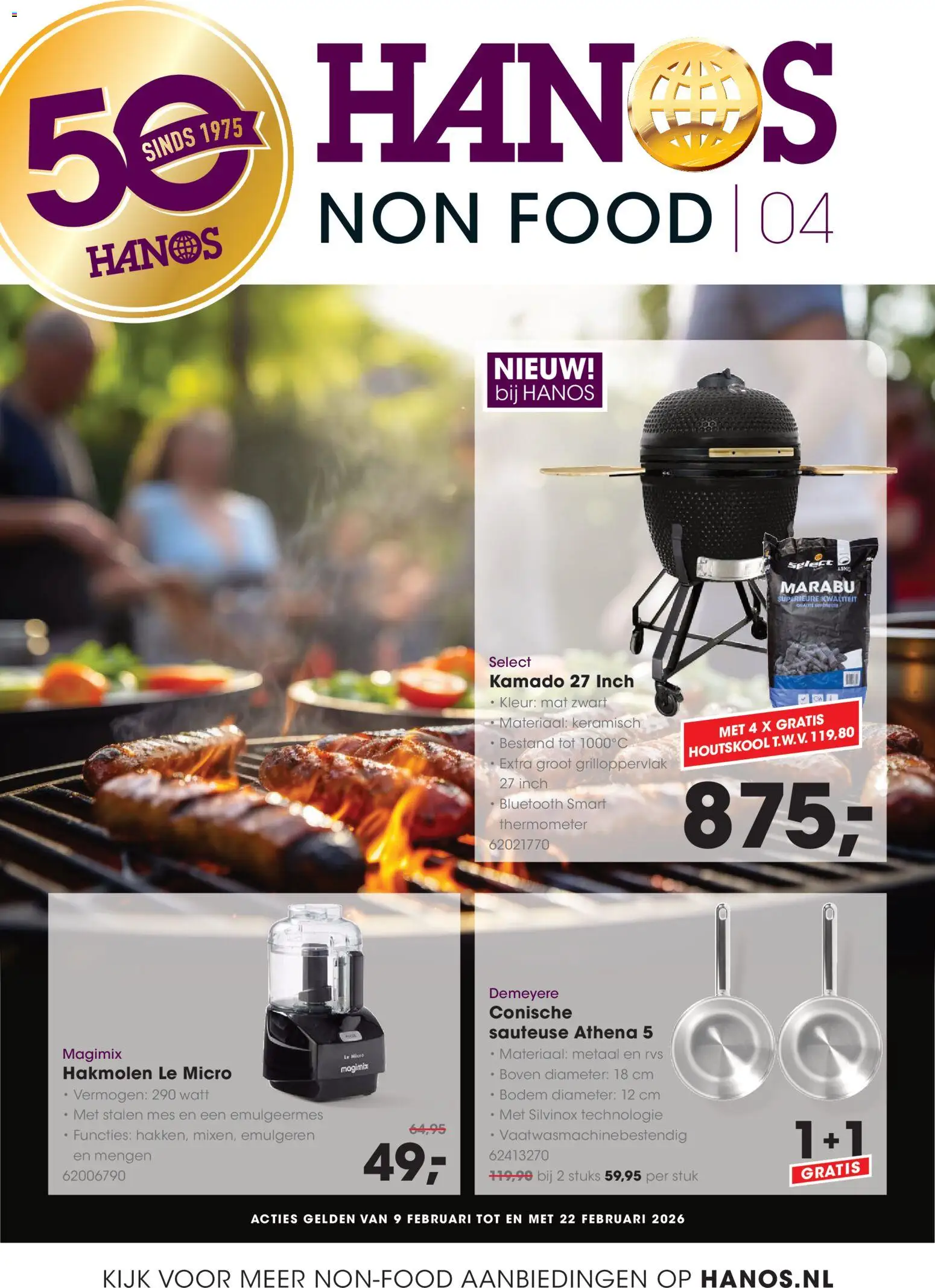 Voorbeeld van Non food folder van winkel Hanos geldig vanaf 09-02-2026