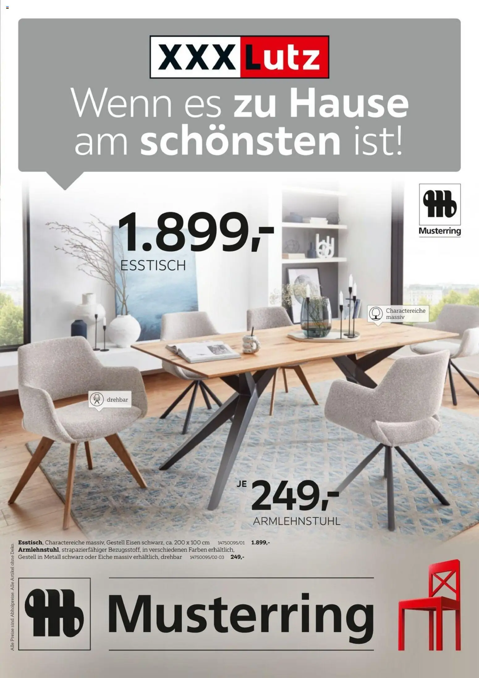 Vorschau von dem Prospekt des Geschäftes XXXLutz, gültig ab dem 15.03.2025 - Esstisch