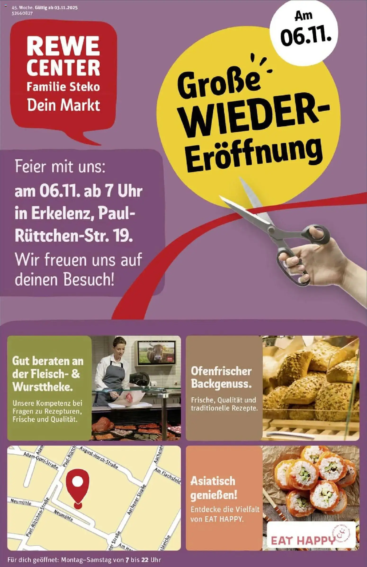 Vorschau von dem Prospekt des Geschäftes Rewe, gültig ab dem 02.11.2025