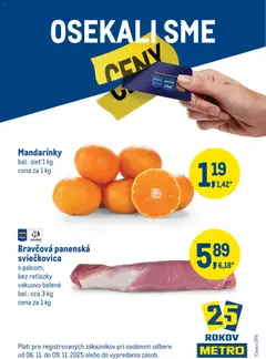 Náhľad Metro letáku platného od 06.11.2025