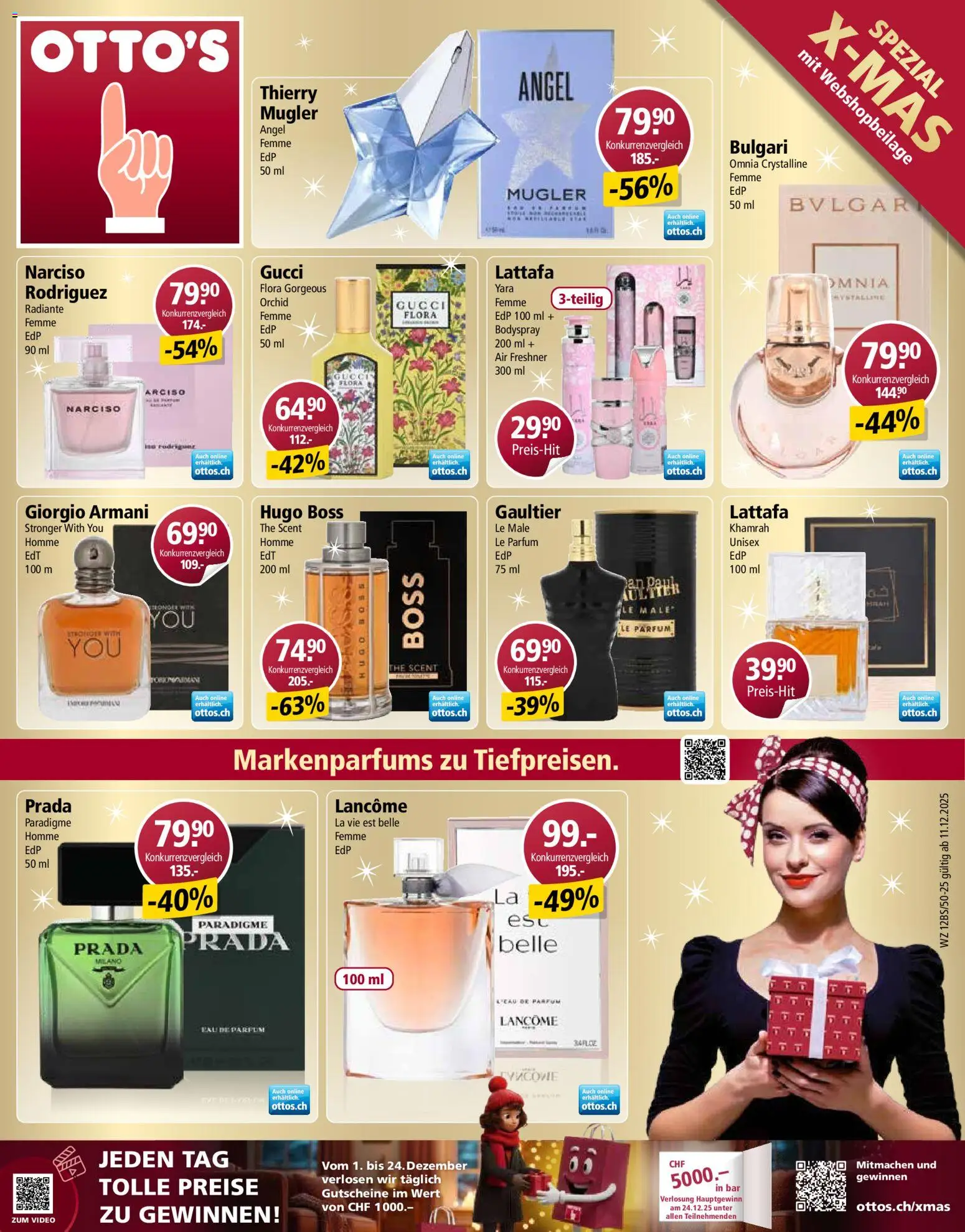 Vorschau des Merkblatts Aktionen Spezial X-Mas vom Shop Otto's gültig von 01.12.2025 bis 24.12.2025