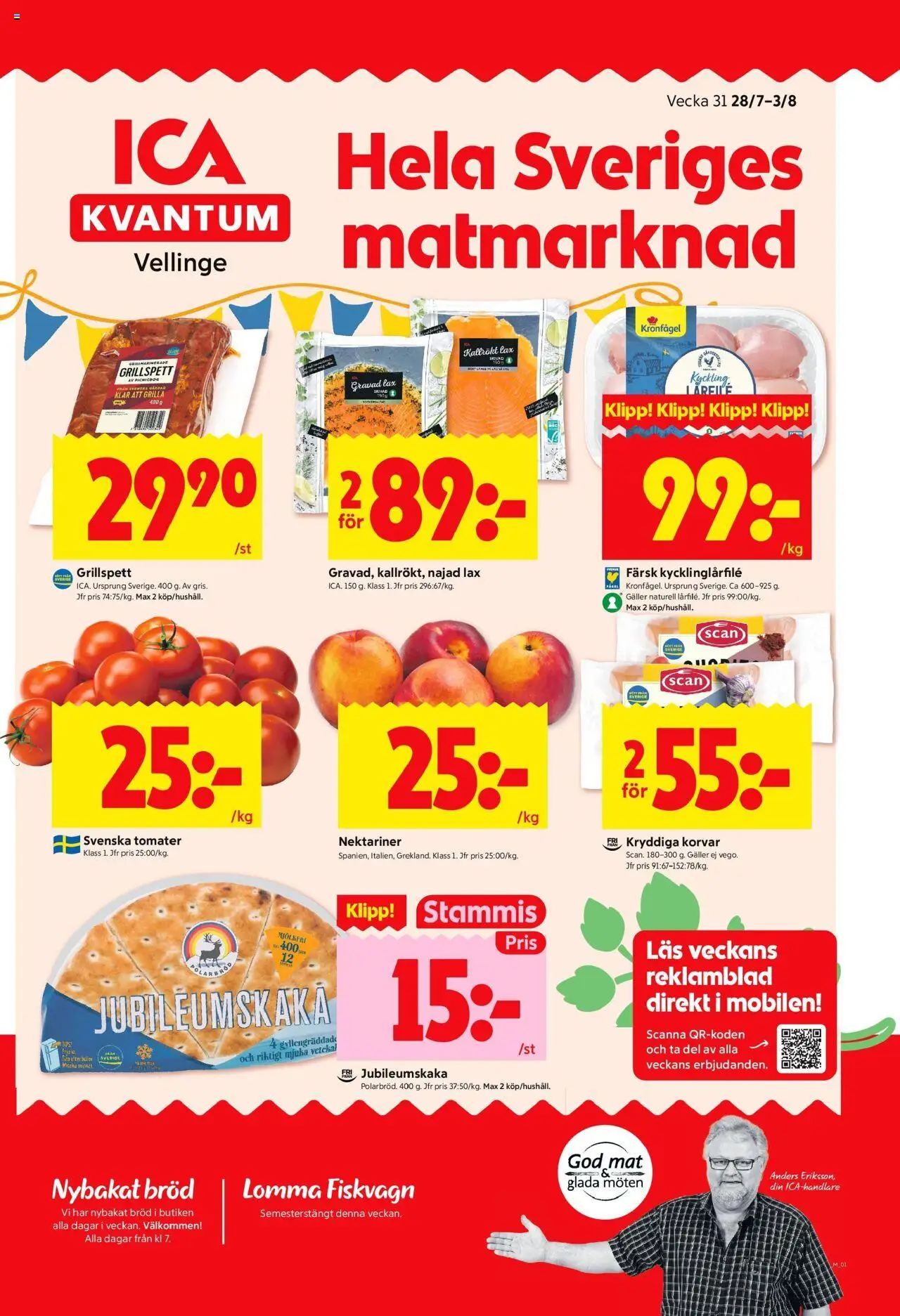Vellinge är giltig 28/07 2025 > Veckans Erbjudanden gäller från 28/07/2025 till 03/08/2025 sidnummer 1