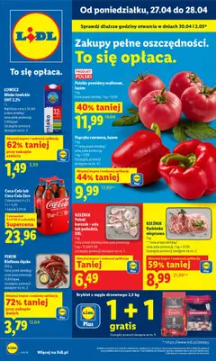 Pogląd gazetki "Lidl gazetka" ze sklepu Lidl ważnej od 27.04.2026