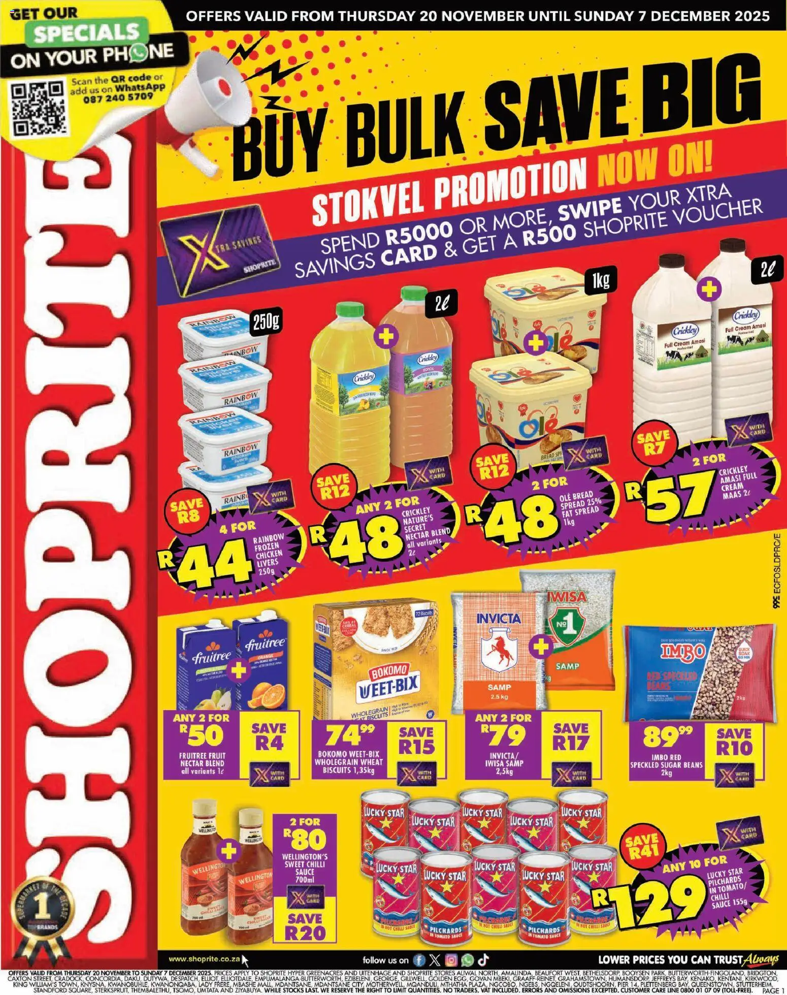 Preview of Shoprite flyer valid from 20/11/2025
