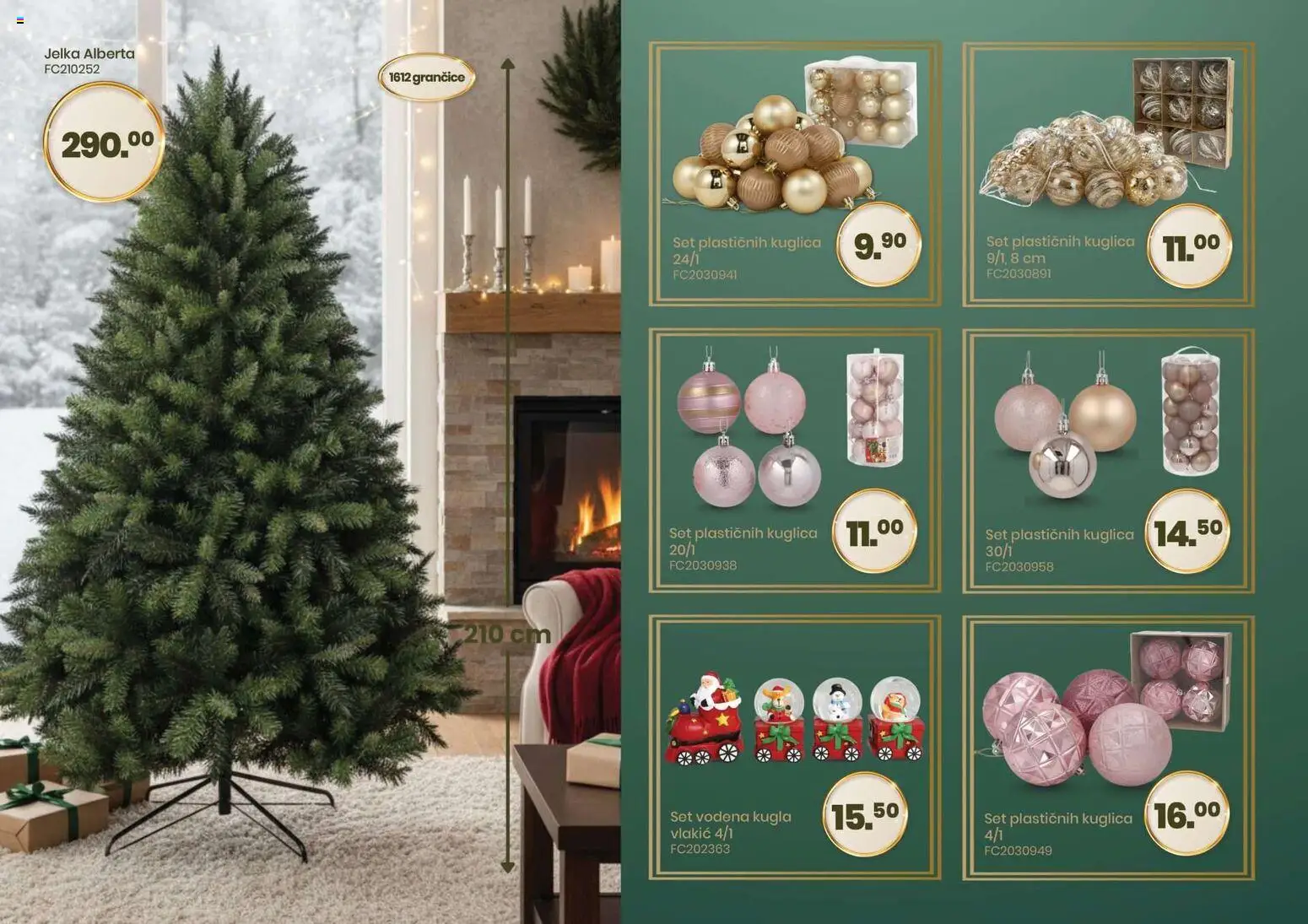 Pregled letka Čarobna blagdanska ponuda trgovine FIS vrijedi od 2025.12.14