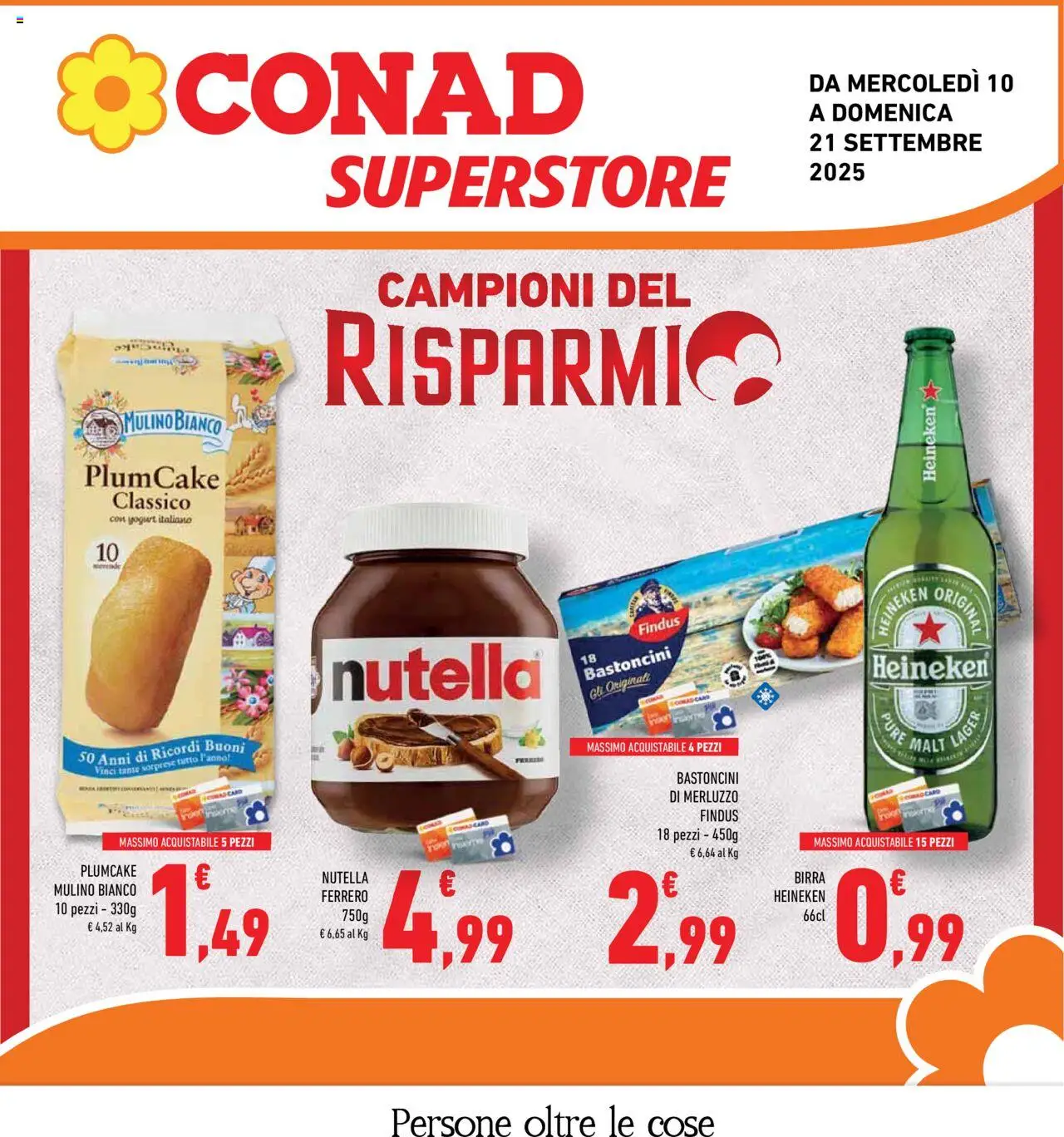 Volantino Conad valido da 10/09/2025 numero di pagina 1