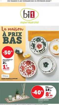 Prévisualisation de Catalogue du magasin bi1 formulaire valide 27/01/2026