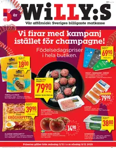 Förhandsgranska reklamblad Aktuella reklamblad Willys från butik Willys gäller från 03/11/2025
