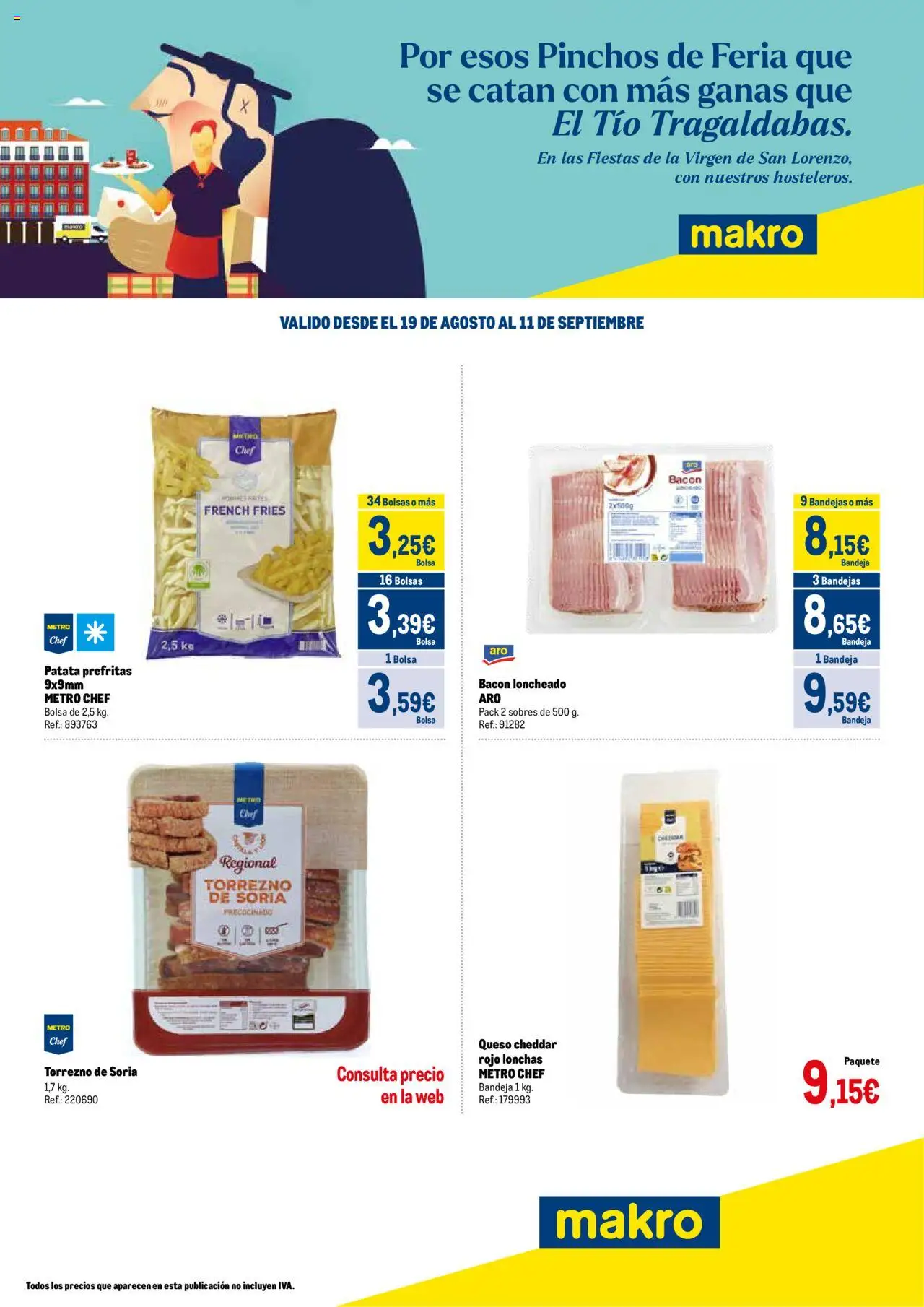 Makro Fiestas San Lorenzo Valladolid > 19/08 - 11/09/2025 > Ofertas