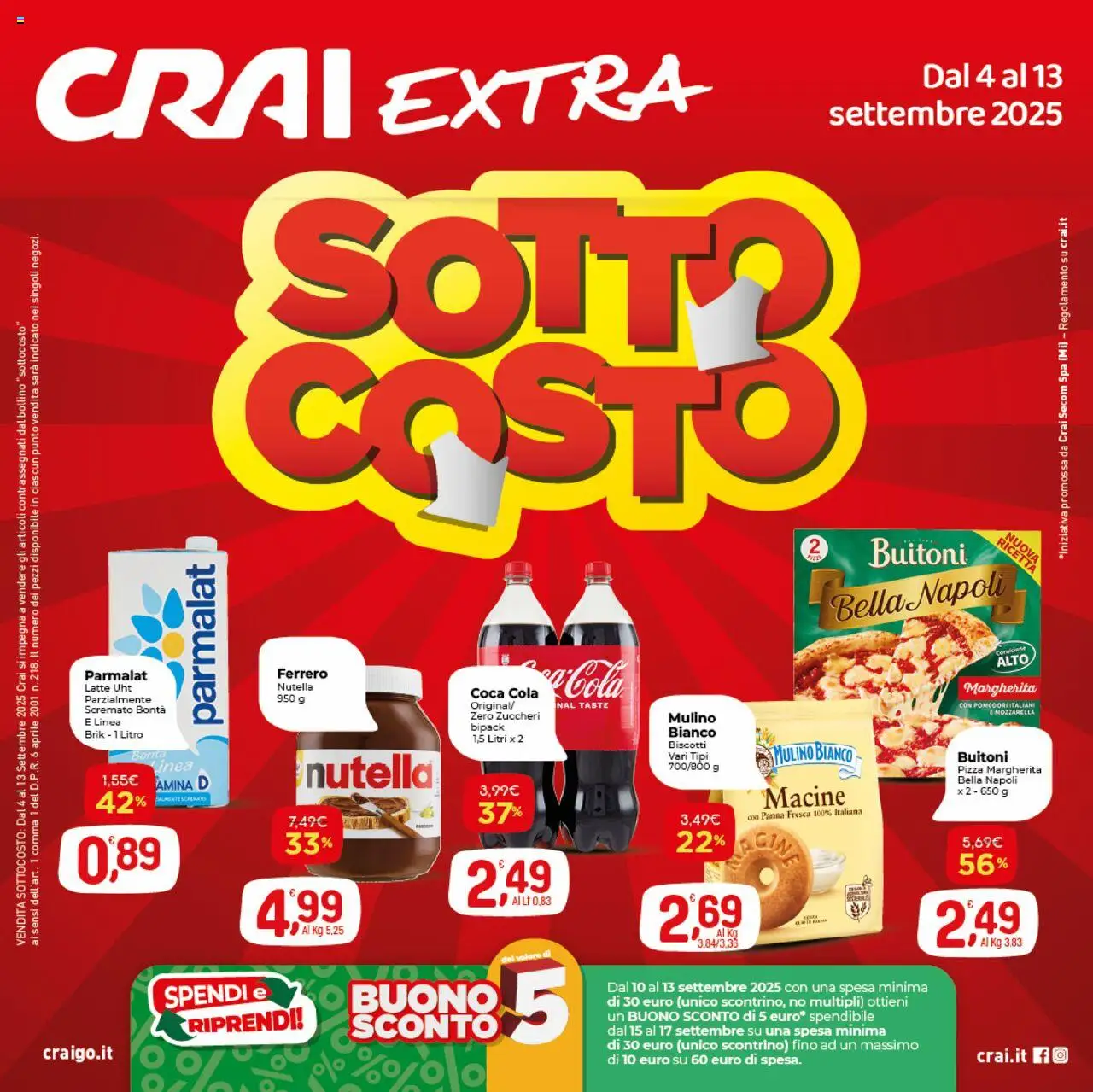 Volantino CRAI valido da 04/09/2025 numero di pagina 1