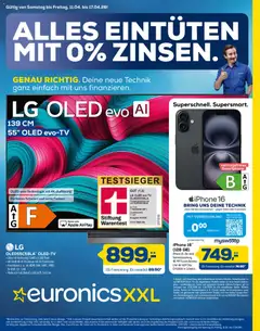 Vorschau von dem Prospekt des Geschäftes Euronics, gültig ab dem 11.04.2026