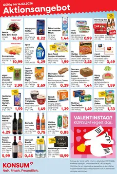 Vorschau von dem Prospekt des Geschäftes KONSUM Leipzig, gültig ab dem 09.02.2026