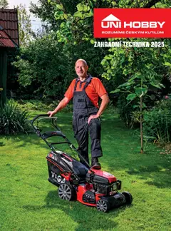 Náhled nabídky: Uni Hobby Katalog - Zahradní technika 2025 platný od 14.03.2025