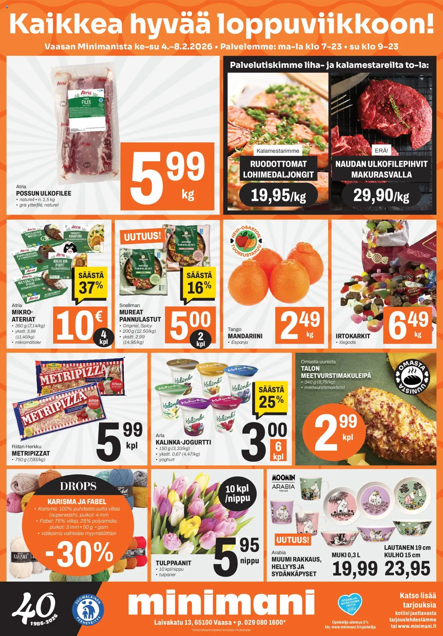 Kaupan Minimani Tarjoukset - Vaasa esikatselu, voimassa 04/02/2026