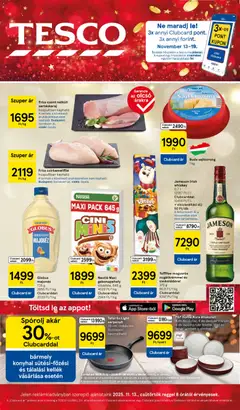 Tesco - Akciós újság Tesco megtekintése, amely érvényes 2025.11.13.-től