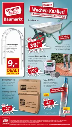 Vorschau von dem Prospekt des Geschäftes Sonderpreis Baumarkt, gültig ab dem 19.07.2025