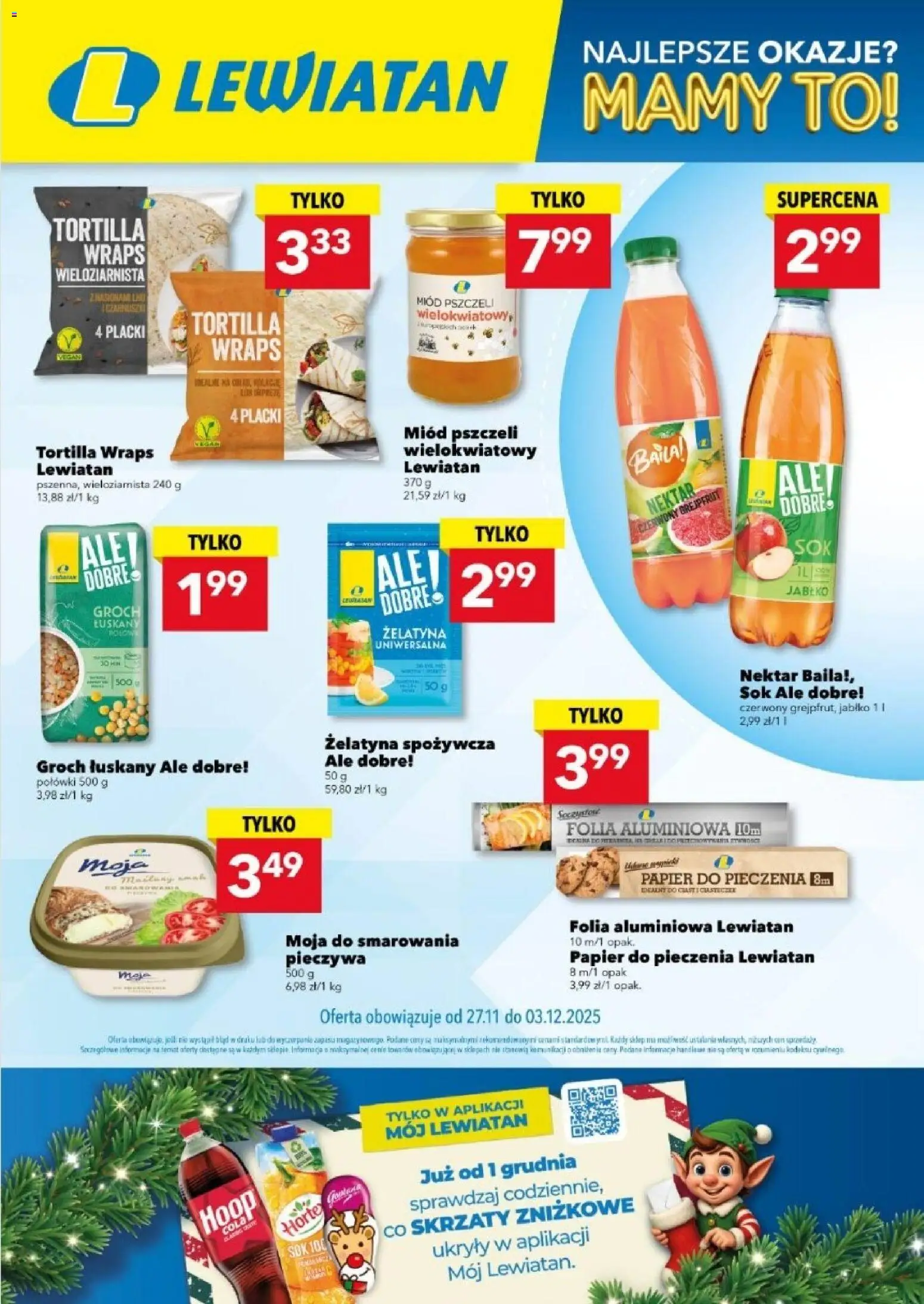 Pogląd gazetki "Są okazje w Lewiatanie" ze sklepu Lewiatan ważnej od 27.11.2025