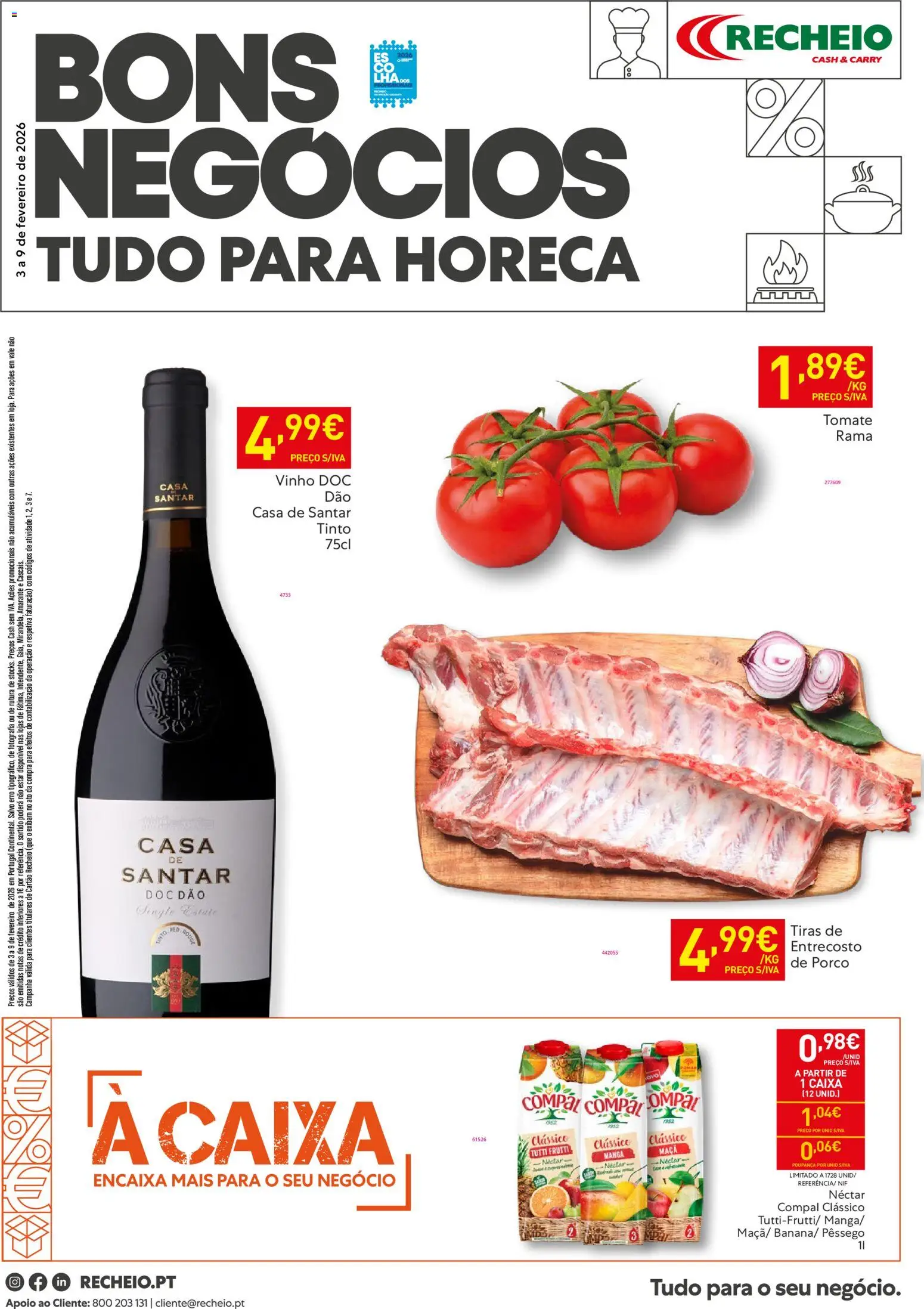 Pré-visualização do folheto da loja Recheio válida a partir de 03/02/2026