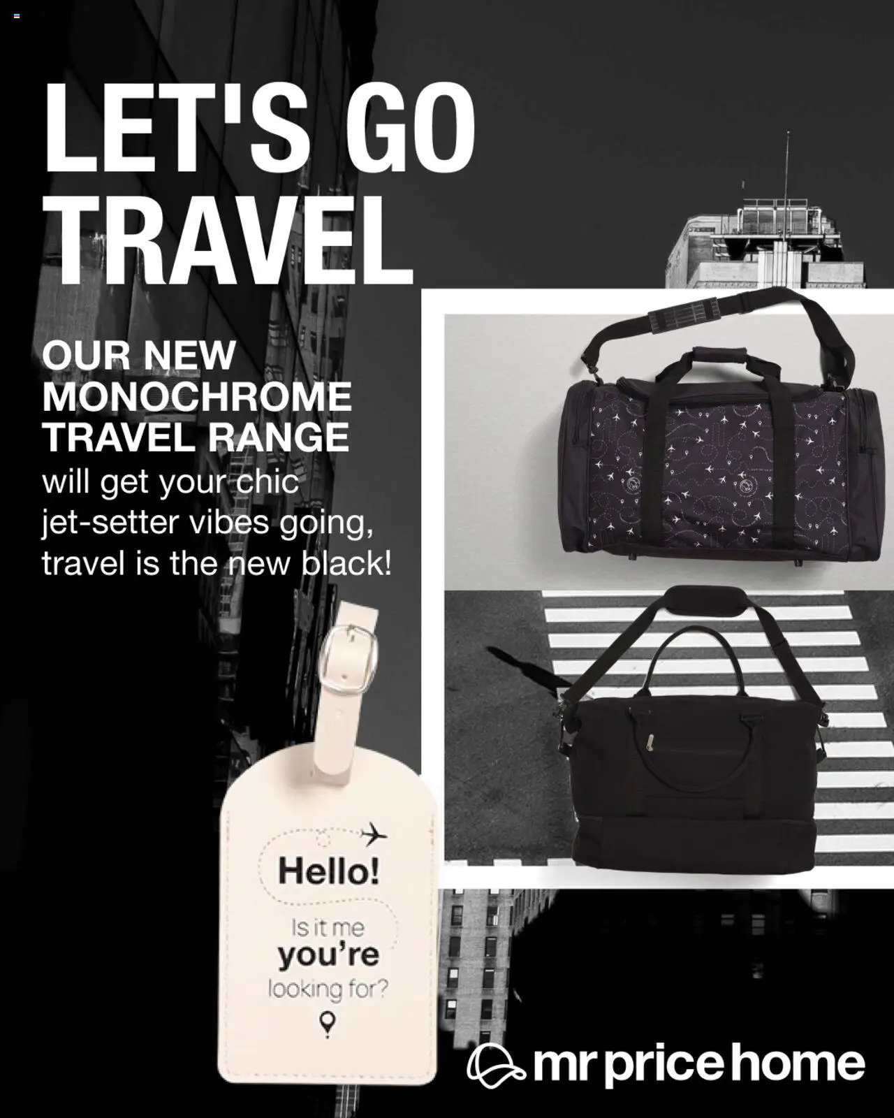 MRP Home Monochrome Travel Specials from from Friday 29/08/2025 > Promotions