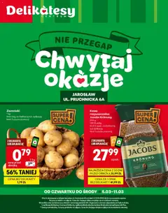 Pogląd gazetki "Delikatesy Centrum Gazetka Jarosław Otwarcie" ze sklepu Delikatesy Centrum ważnej od 05.03.2026