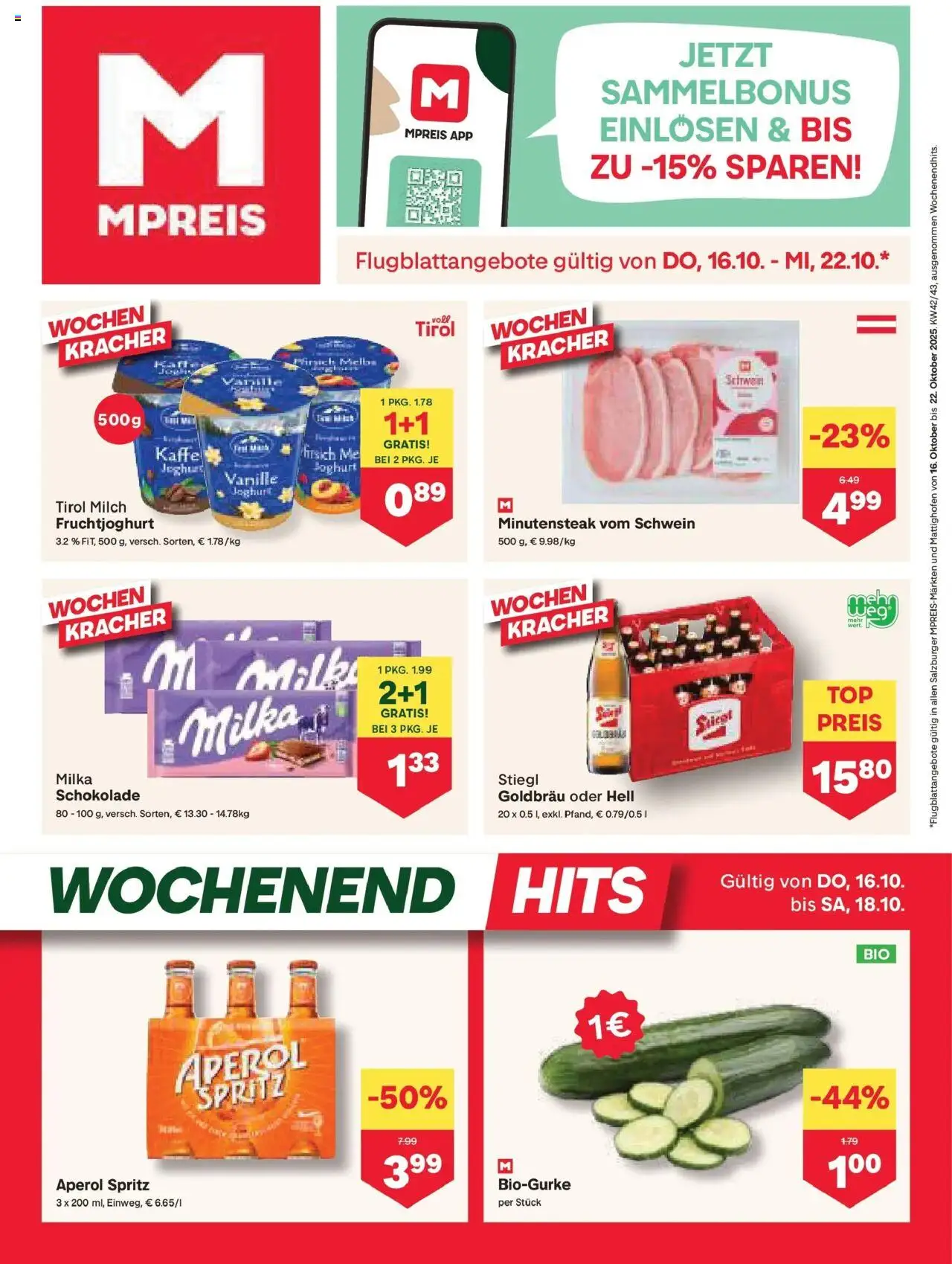  MPREIS Altenmarkt ab (16.10.2025 - 22.10.2025) - Seite 1