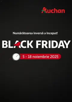 Previzualizarea de cataloage: Auchan Black Friday - notificarea valabil de la 30.10.2025