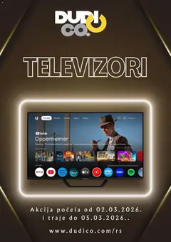 Pregled Dudi co. kataloga - važi od 02.03.2026