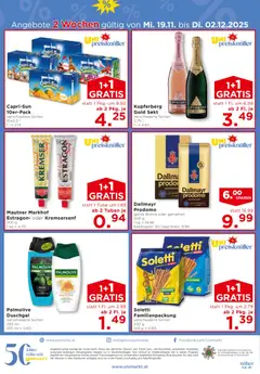 Vorschau der Angebote: Unimarkt Flugblatt gültig ab 19.11.2025 | Seite: 16