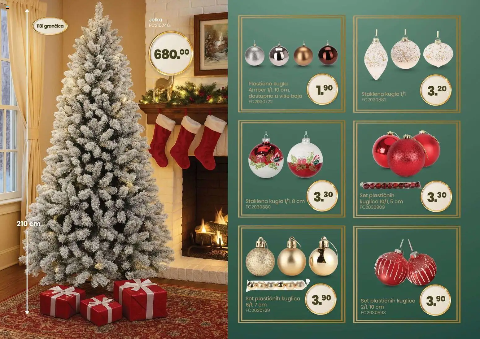 Pregled letka Čarobna blagdanska ponuda trgovine FIS vrijedi od 2025.12.14