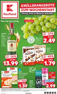 Vorschau von dem Prospekt des Geschäftes Kaufland, gültig ab dem 13.10.2025
