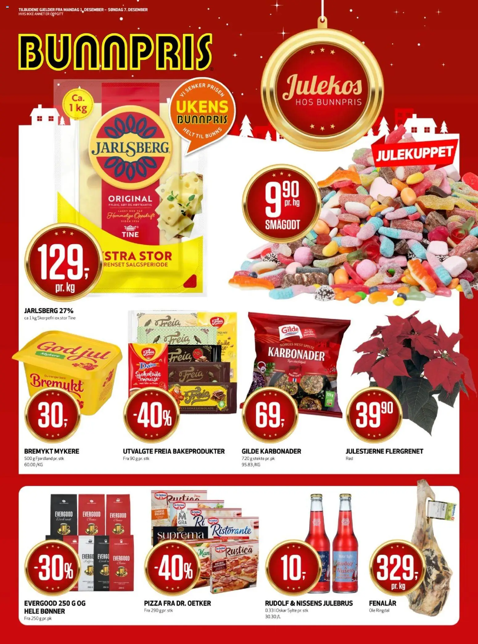 Forhåndsvis Kundeavis Kristiansund fra butikk Bunnpris gyldig fra 01/12/2025