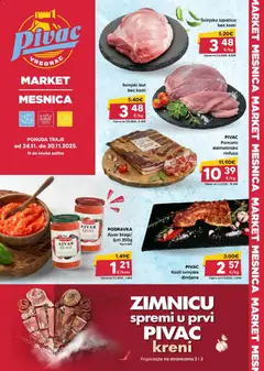 Pregled letka Katalog trgovine Pivac vrijedi od 24.11.2025