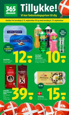 Eksempel på tilbudsavis Tilbudsavis fra butik Coop 365 gyldig fra 11/09/2025