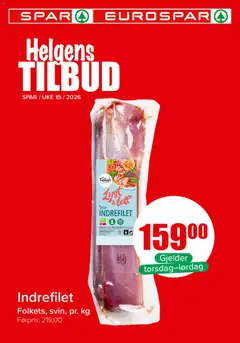 Forhåndsvis Spar Helgens Tilbud fra butikk Spar gyldig fra 09/04/2026