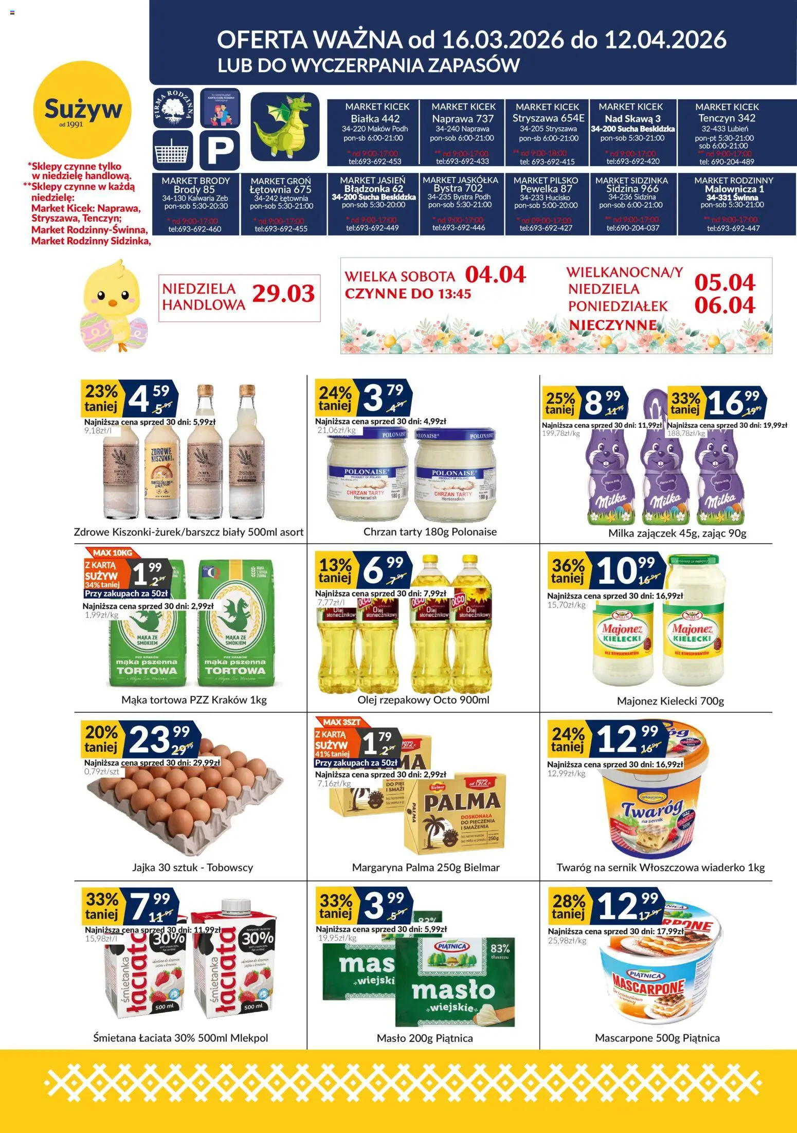 Pogląd gazetki "Sużyw gazetka" ze sklepu Sużyw ważnej od 16.03.2026