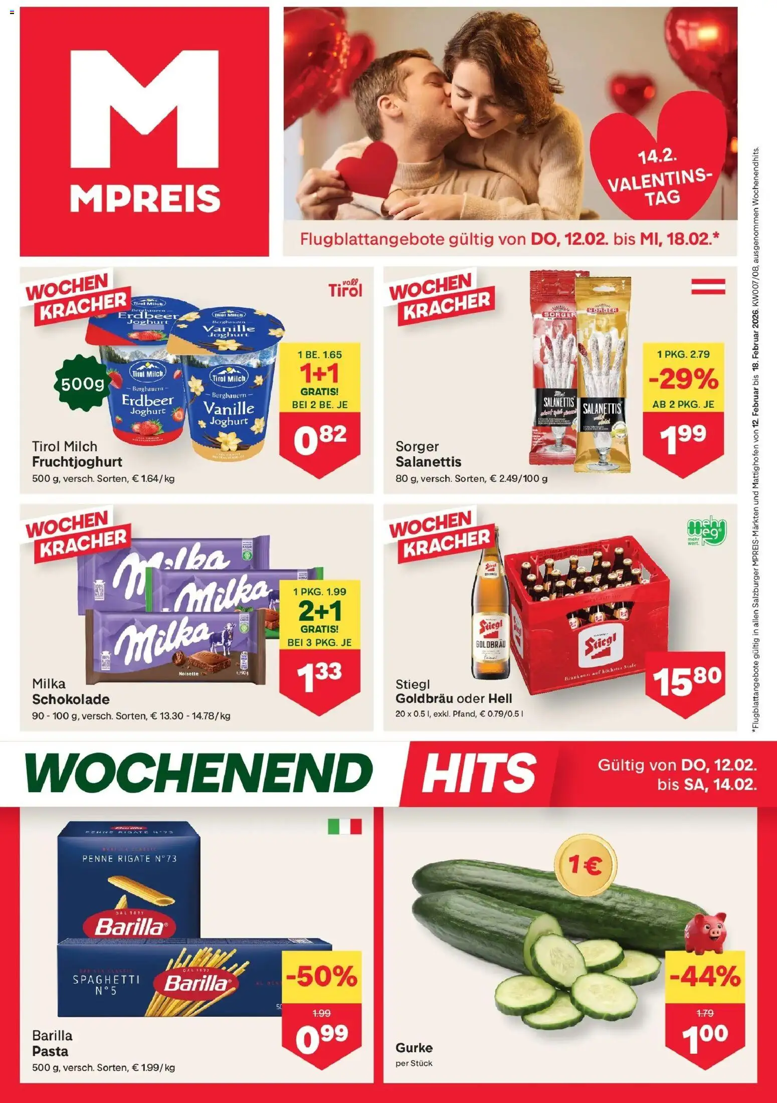 Vorschau der Angebote: MPREIS Saalbach gültig ab 11.02.2026