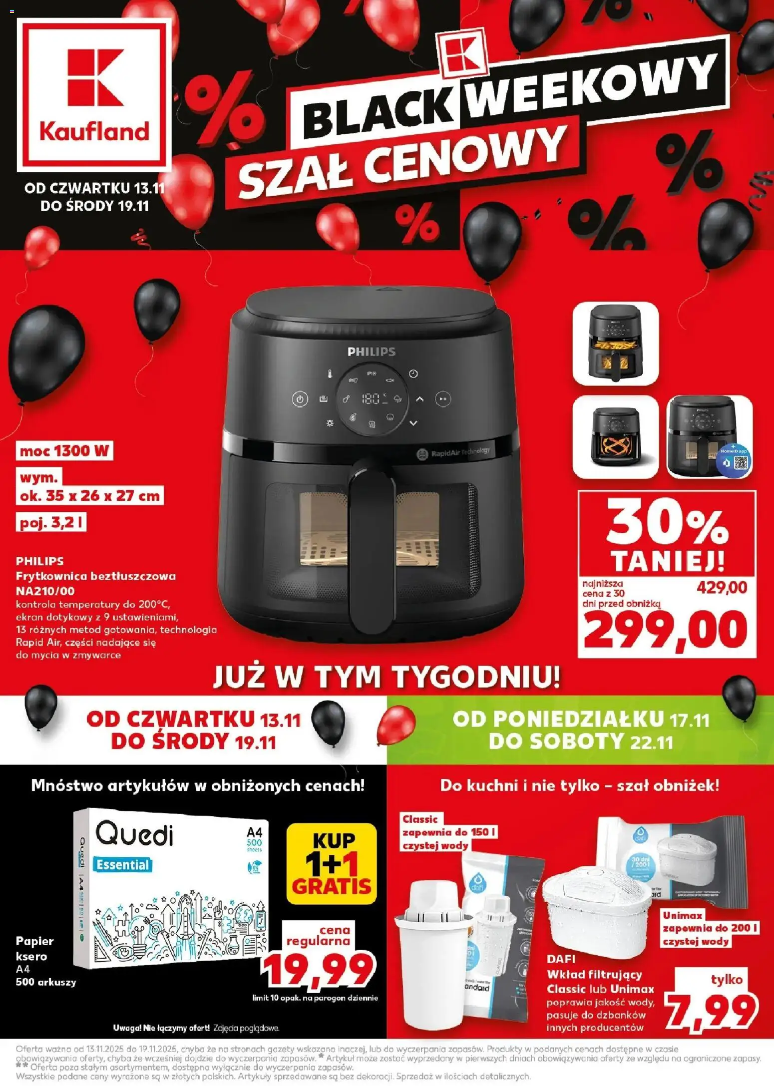 Pogląd gazetki "Black Friday" ze sklepu Kaufland ważnej od 13.11.2025