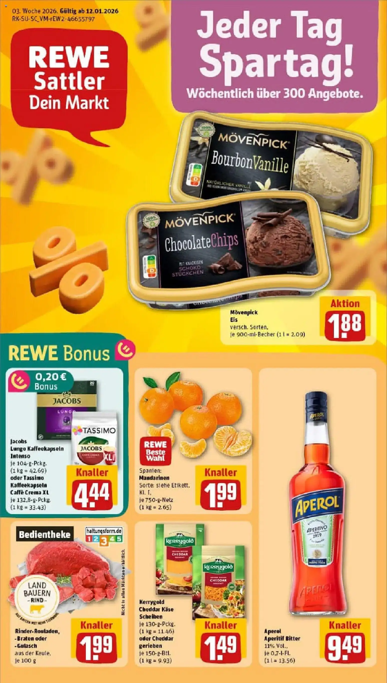 Vorschau von dem Prospekt des Geschäftes Rewe, gültig ab dem 11.01.2026