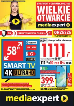 Pogląd gazetki "Wielkie otwarcie - Orzesze" ze sklepu Mediaexpert ważnej od 19.02.2026