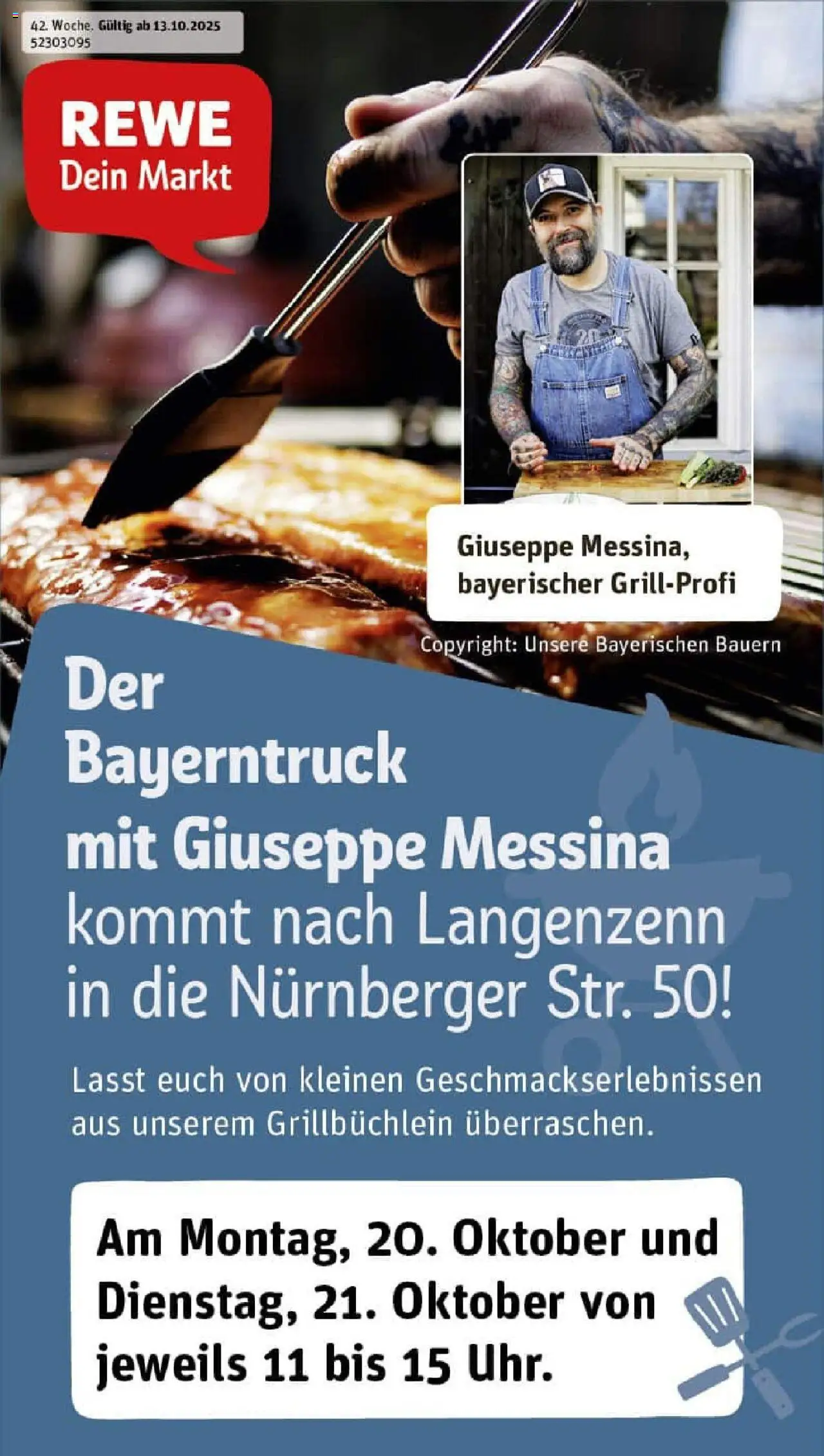 REWE Prospekt ab 13.10.2025 nächste Woche - Prospekt Langenzenn	
