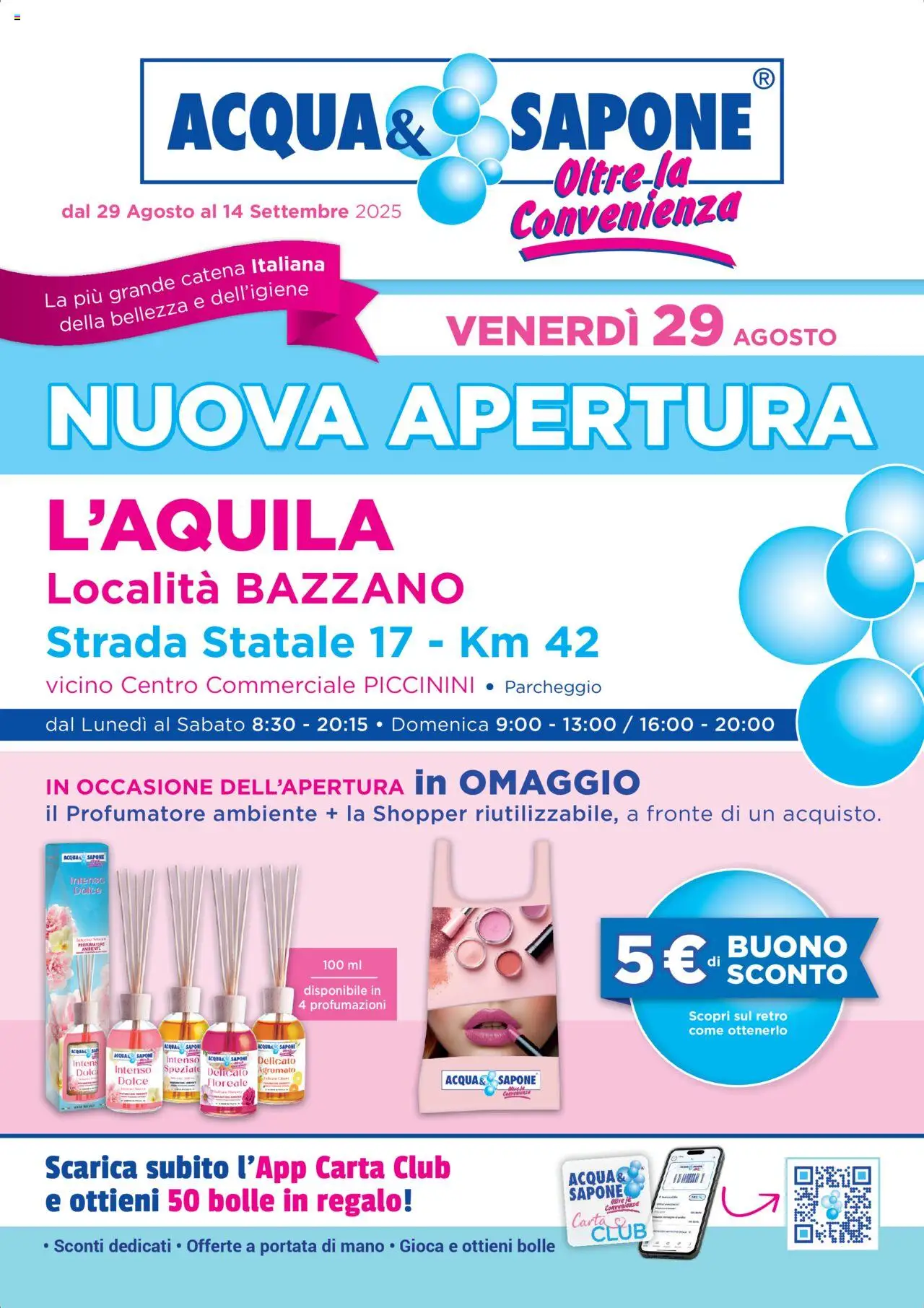 Volantino Acqua e Sapone valido da 29/08/2025 numero di pagina 1