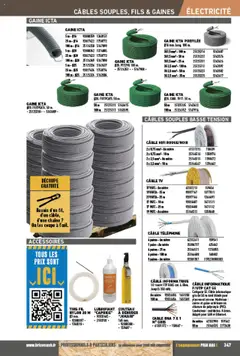 Prévisualisation de Catalogue du magasin Brico Cash formulaire valide 04/04/2025 | Page: 347