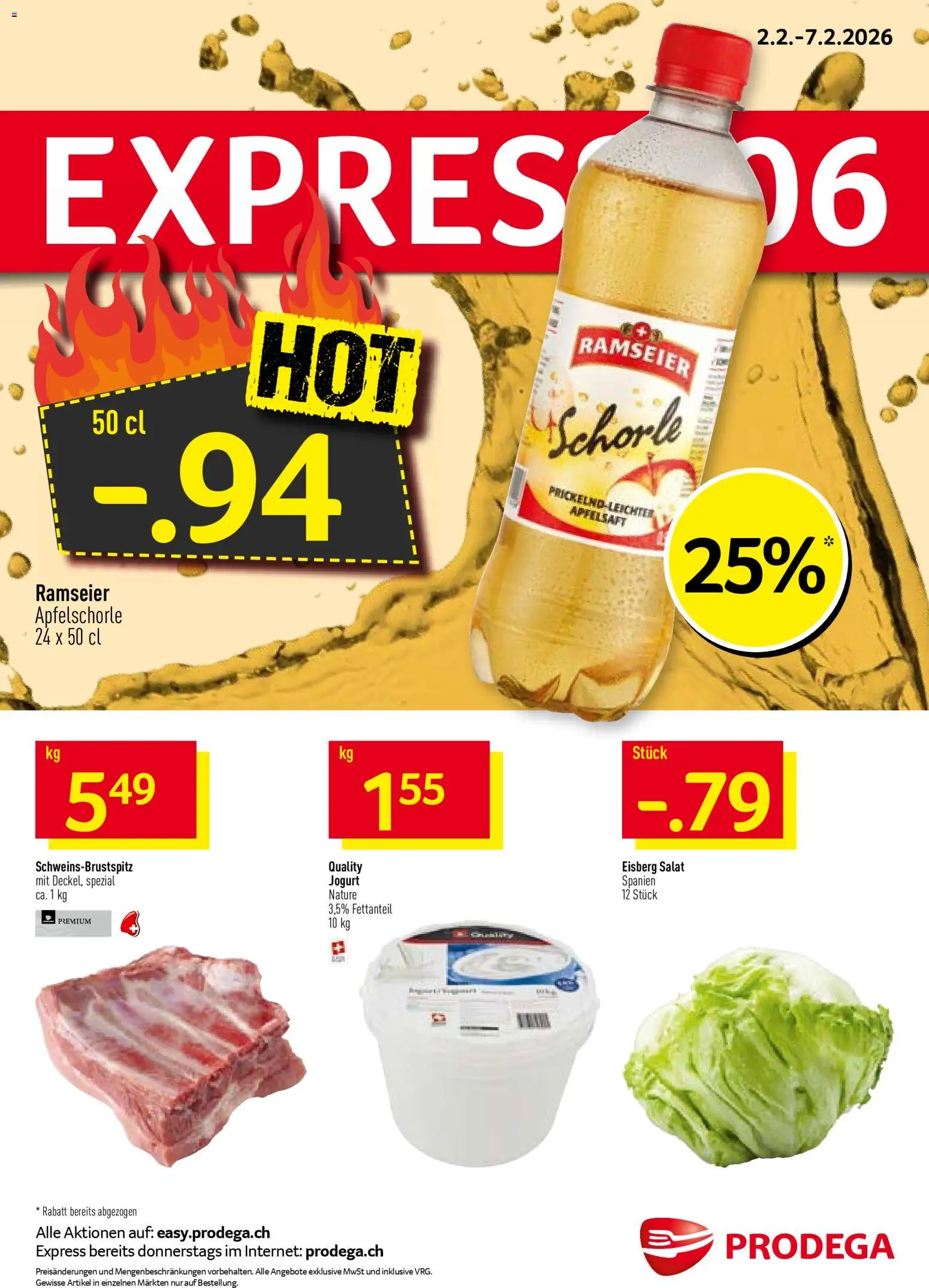Vorschau des Merkblatts Aktionen vom Shop Prodega gültig von 02.02.2026 bis 07.02.2026