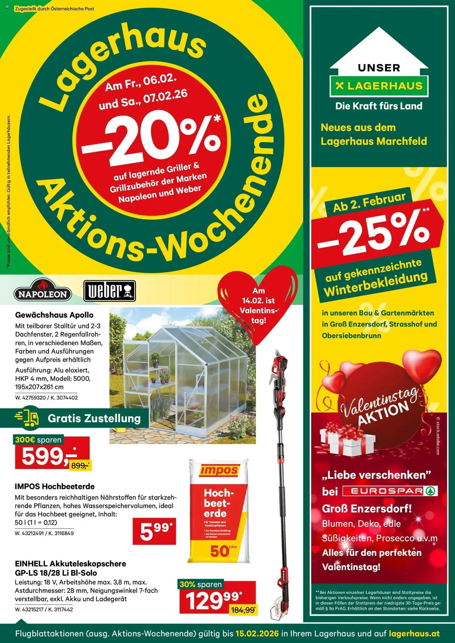 Vorschau der Angebote: Lagerhaus Friesach, Murau, Mautern gültig ab 01.02.2026