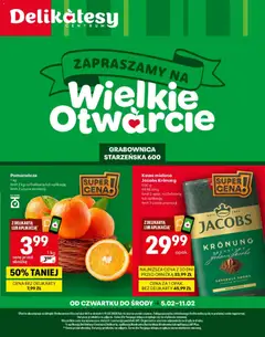Pogląd gazetki "Grabownica Otwarcie" ze sklepu Delikatesy Centrum ważnej od 05.02.2026