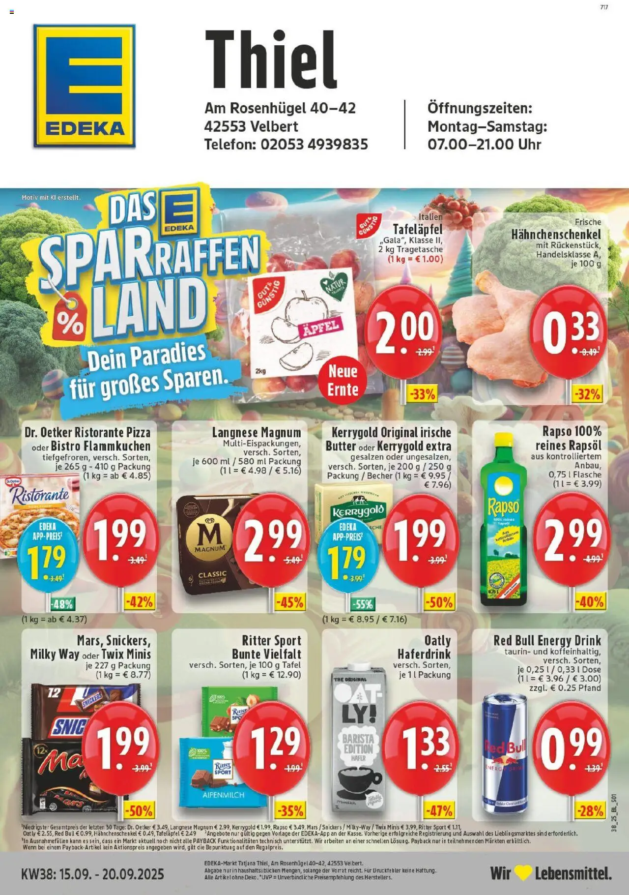 EDEKA Prospekt ab 14.09.2025 - Prospekt Velbert-Neviges Online