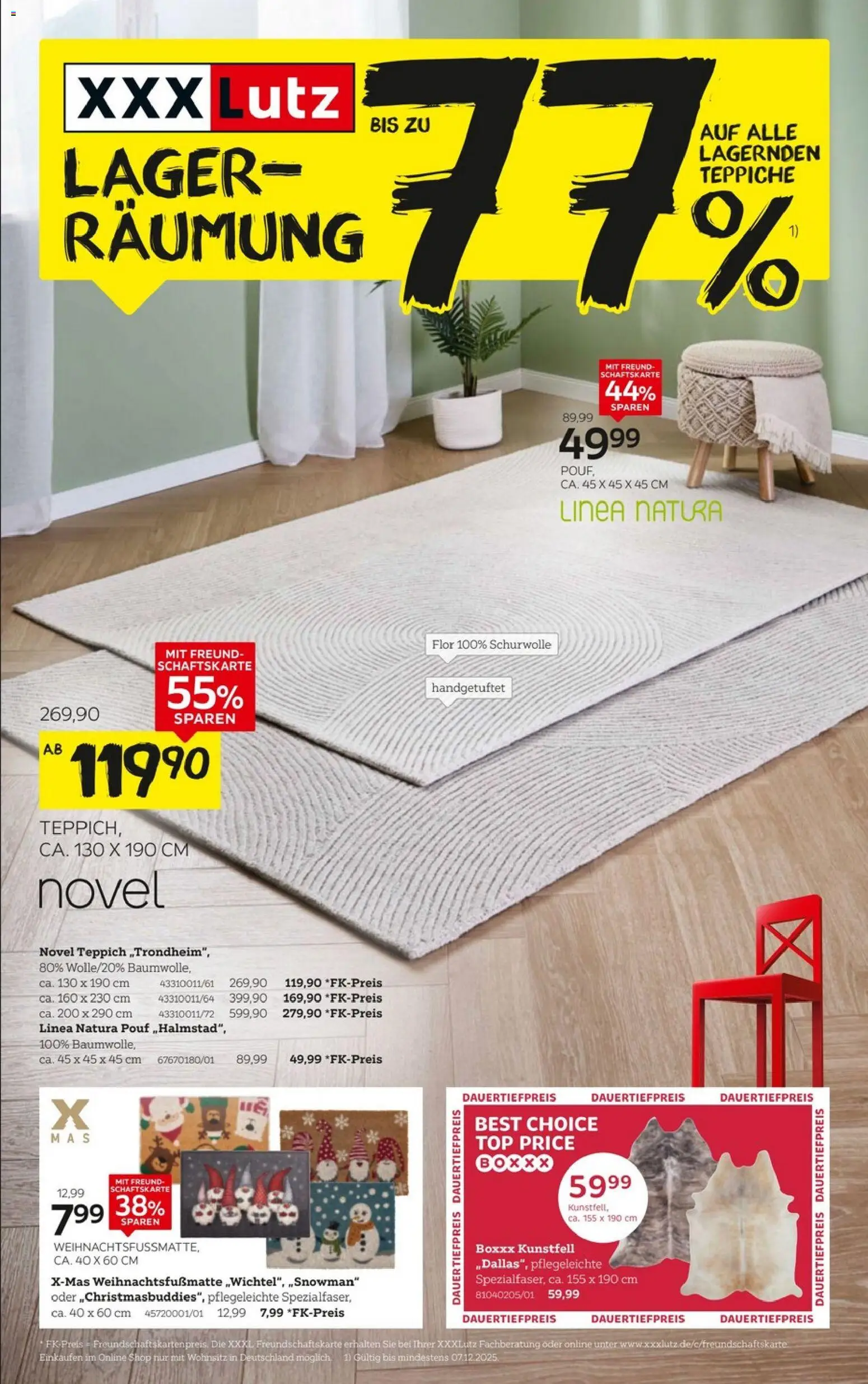 Vorschau von dem Prospekt des Geschäftes XXXL Lutz, gültig ab dem 23.11.2025