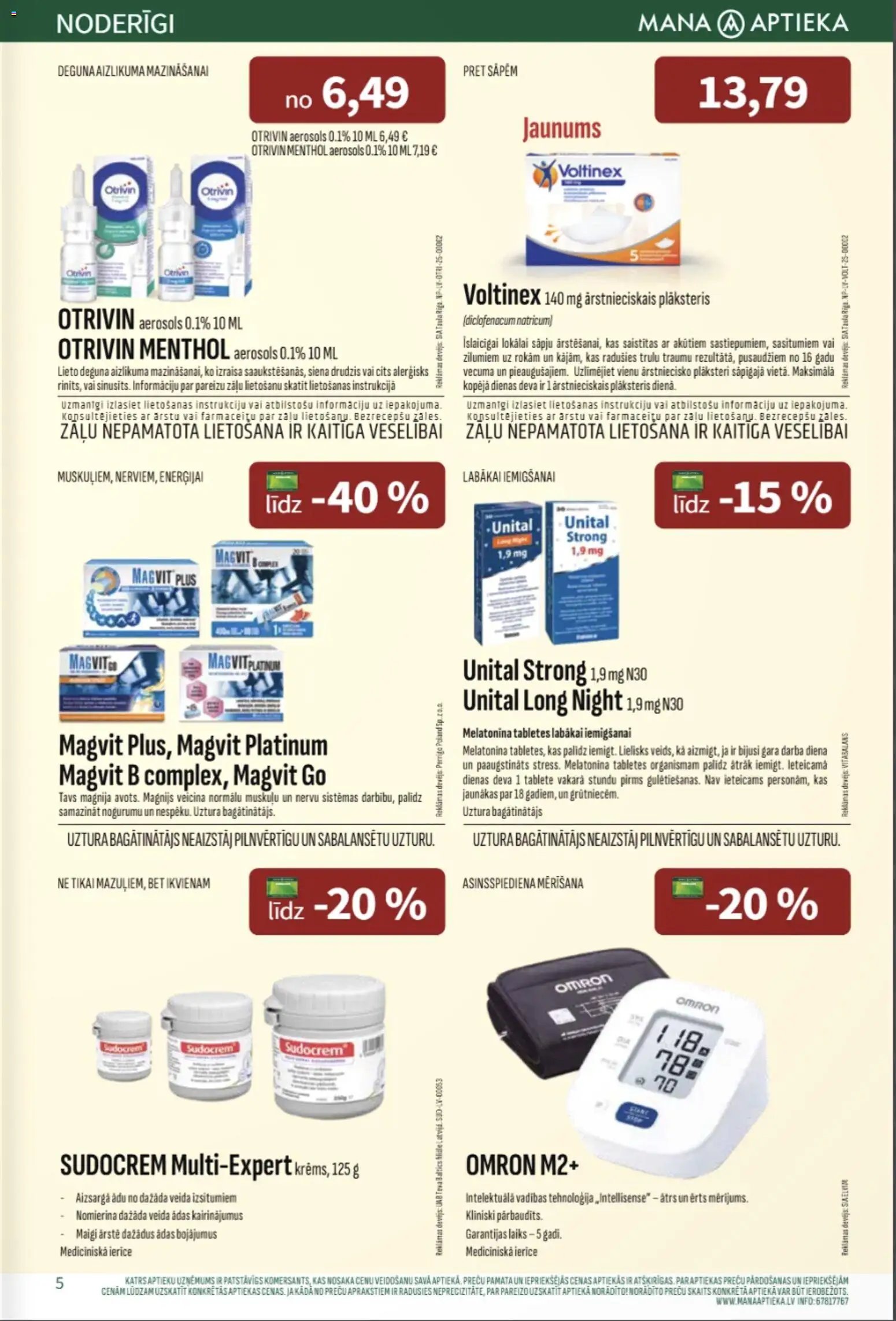 Skatīt Mana Aptieka akciju bukletu, derīgs no 2025.12.01
