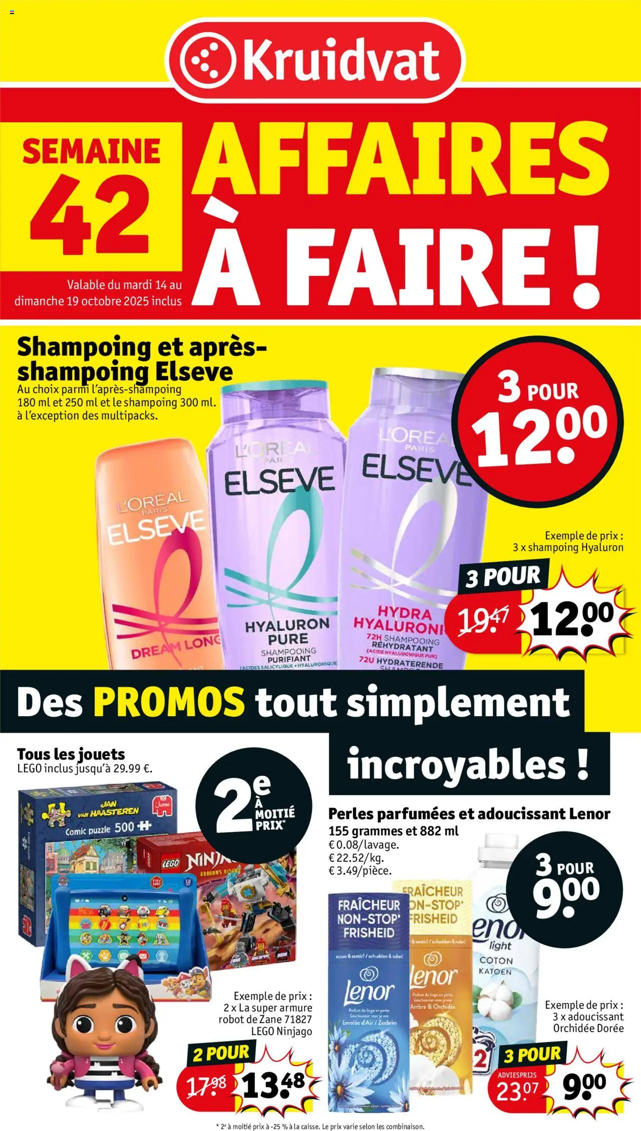 Kruidvat shop Folder de la semaine 42 geldig vanaf 14/10/2025 - Paginanummer 1