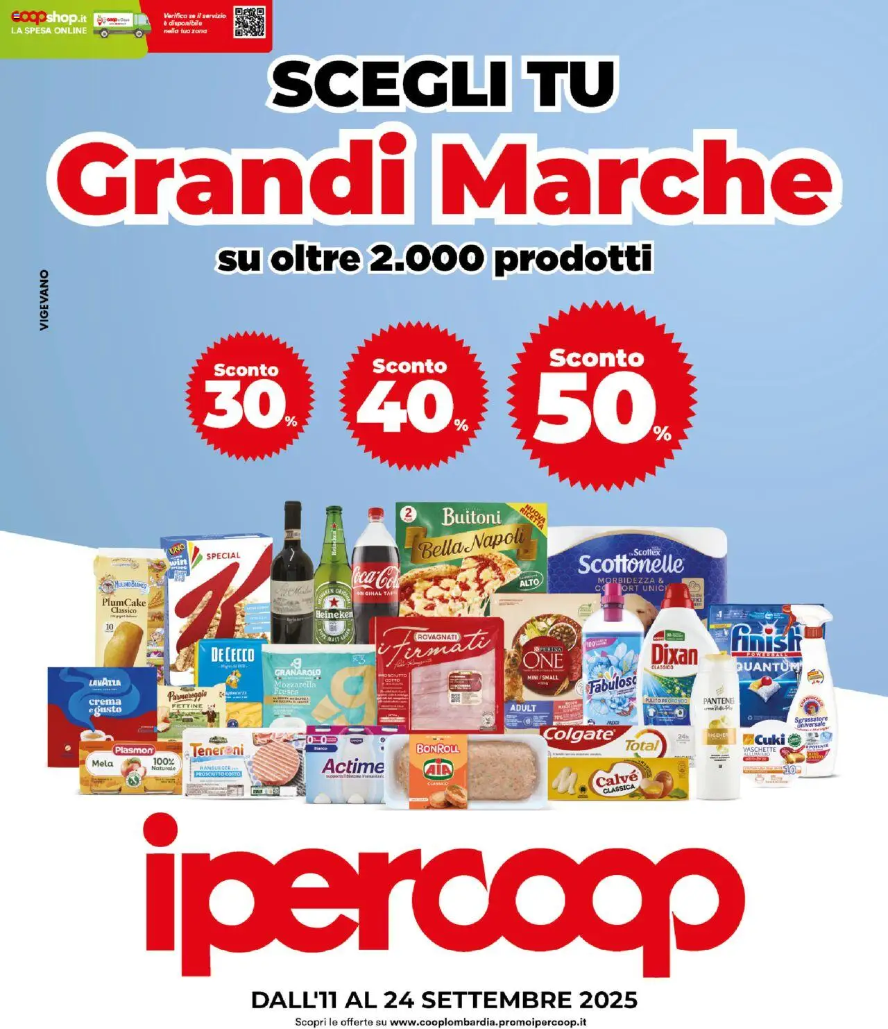 Volantino Ipercoop valido da 11/09/2025 numero di pagina 1